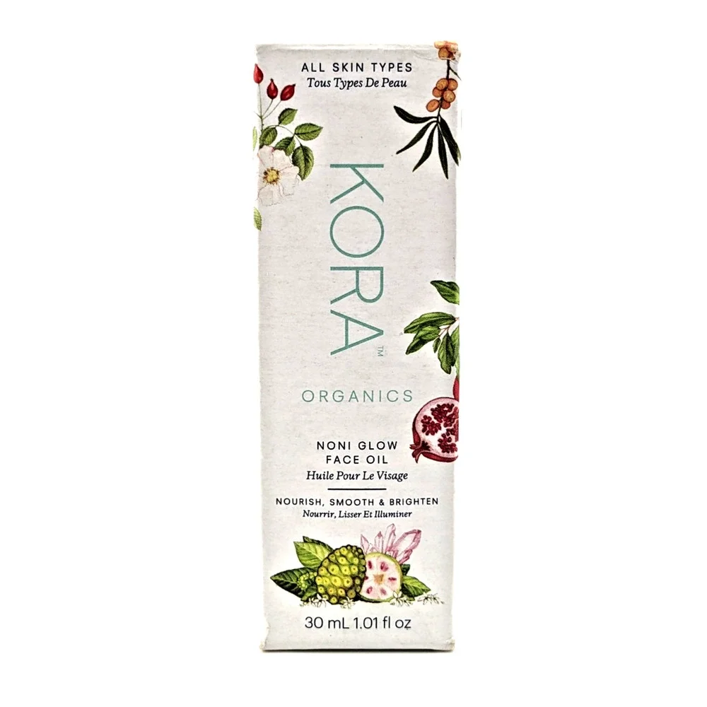 KORA Organics Noni Glow Face Oil Nourish, Smooth, & Brighten 1.01 oz/ 30 ml New - Picture 2 of 7
